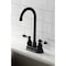 Kingston Brass KB490AL 4-Inch Centerset High-Arc Bar Faucet, Matte Black KB490AL - alternate 3